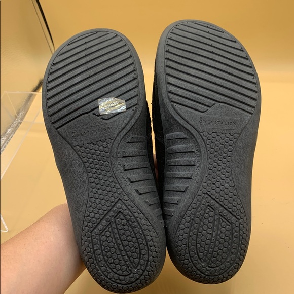 REVITALIGN Siesta Star Orthotic Comfort Black Slip On Shoes Women's Size 8B - Picture 3 of 5